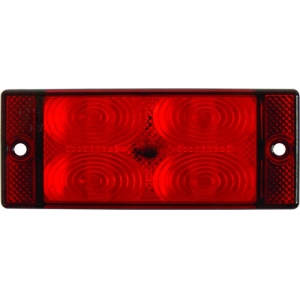 LPD591 LISADPIDURI-UDUTULI LED 107X46MM PUNANE 12 / 24V