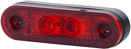 LD958 KÜLJETULI LED PUNANE. 12 / 24V 80X24MM