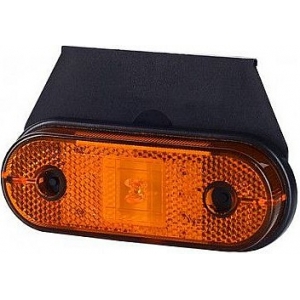 LD624 KÜLJETULI LED 120X40MM KOLLANE JALAGA 12 / 24V 0.5M JUHE