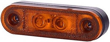 KÜLJETULI LED. KOLLANE. 12 / 24V 0.5M KAABEL 80X23X13MM