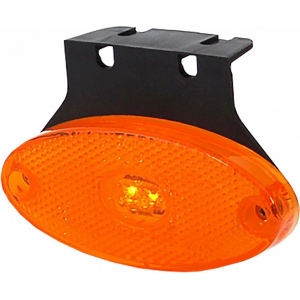 KÜLJETULI LED KOLLANE FLATPOINT II JALAGA 12 / 24V 0.5M JUHE 102X46MM