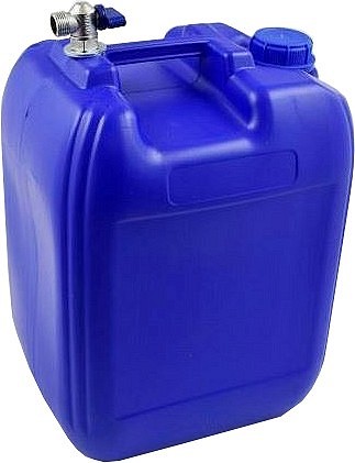 VEOKI VEEKANISTER 10L PLASTIST / METALLIST KRAANIGA