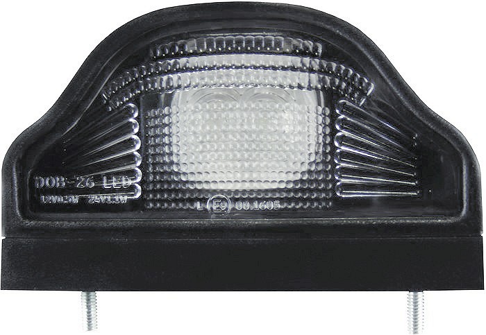 NUMBRITULI LED 12 / 24V. TÜÜP ASPÖCK. 100X60X65MM