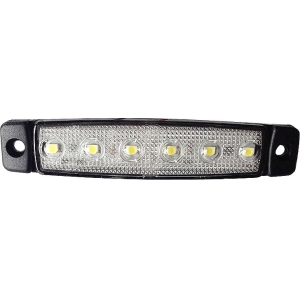 KÜLJETULI VALGE. PIKK. 6-LED 96X20X6.4MM 24V 560.07