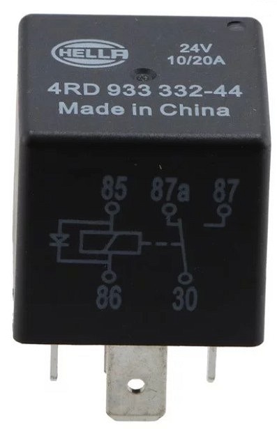 ÜMBERLÜLITUS RELEE 24V 20A 5 JALAGA