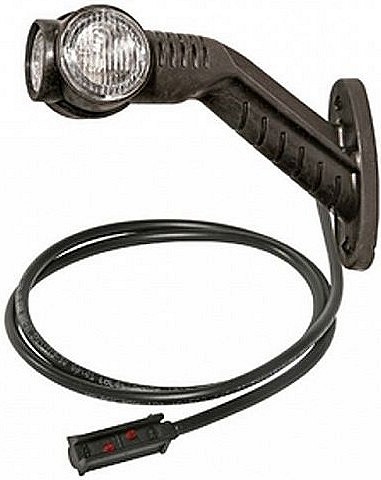 SARVTULI LED SCHMITZ SUPERPOINT 3 KÕVER 45° 182MM VASAK 12 / 24V ASPÖCK