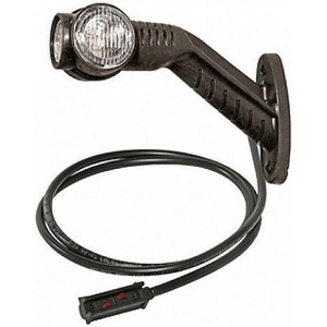 SARVTULI LED SCHMITZ SUPERPOINT 3 KÕVER 45° 182MM VASAK 12 / 24V ASPÖCK