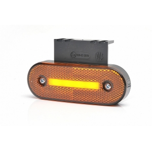 KÜLJETULI RIBA-LED 115X41MM KOLLANE JALAGA 12 / 24V 0.5M JUHE