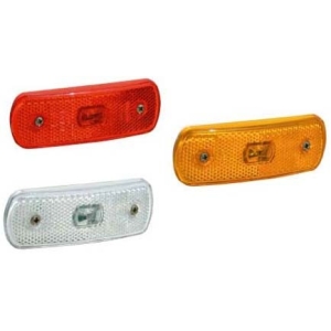 KÜLJETULI LED 12 / 24V PUNANE 104X36MM SIM