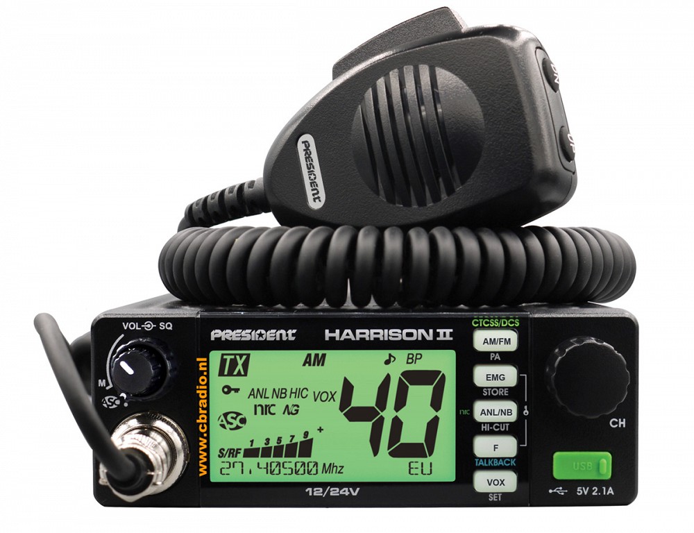 RAADIOSAATJA (CB RADIO E. LÄLLAR) PRESIDENT HARISON II ASC 12 / 24V