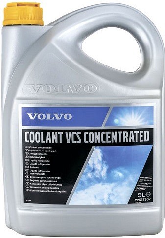 VOLVO OE JAHUTUSVEDELIK (TOSOOL) KOLLANE / GEEL 5L 85108900 KONTSENTRAAT