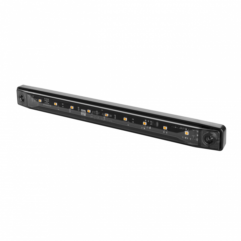 LD998 "GRAPHITE" LED PIKK KOLLANE KÜLJETULI TUMEDA KLAASIGA 254X24MM 12 / 24V