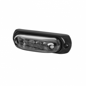 LD379 "GRAPHITE" KÜLJETULI LED PUNANE TUMEDA KLAASIGA 12 / 24V 103X30X36MM
