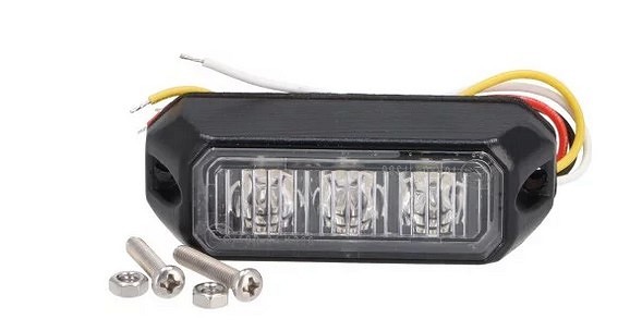 STROBO VILKUR KOLLANE 3-LED 12 / 24V