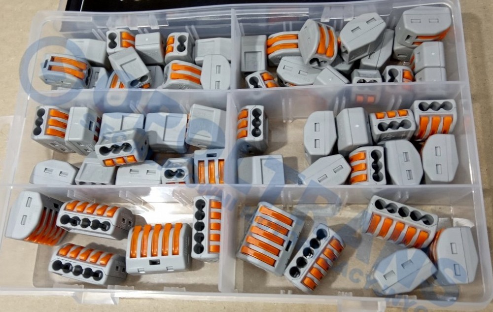 WAGO 222 AVATAV KLEMMIKOMPLEKT 0.08-4MM 60TK. 32A 250V