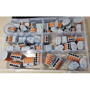 WAGO 222 AVATAV KLEMMIKOMPLEKT 0.08-4MM 60TK. 32A 250V