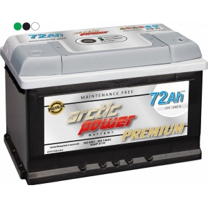 ARCTIC POWER PREMIUM AKU SMF 72AH 275X175X175 640A (EN) - / + MAGIC EYE