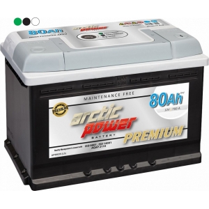 ARCTIC POWER PREMIUM AKU SMF 80AH 275X175X190 800A (EN) - / + MAGIC EYE (THERMO KING)
