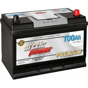 ARCTIC POWER PREMIUM AKU SMF 100AH 303X175X200 / 220 680A (EN) - / + (CARRIER)