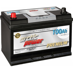 ARCTIC POWER PREMIUM AKU SMF 100AH 303X175X200 / 220 680A (EN) + / - (CARRIER)