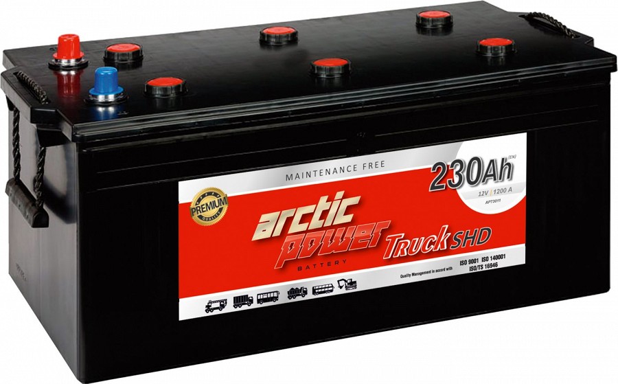 ARCTIC POWER TRUCK SHD AKU 230AH + - 1200A (518X274X243)