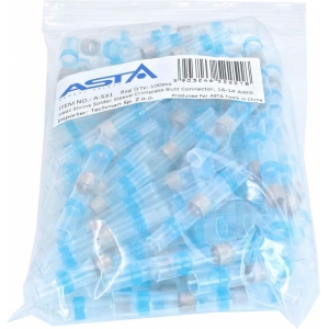 TINAGA TERMOKAHANEVAD JÄTKU JUHTMEOTSAD 100TK. 1.0- 2.5MM² /  2.3-4.5MM ASTA