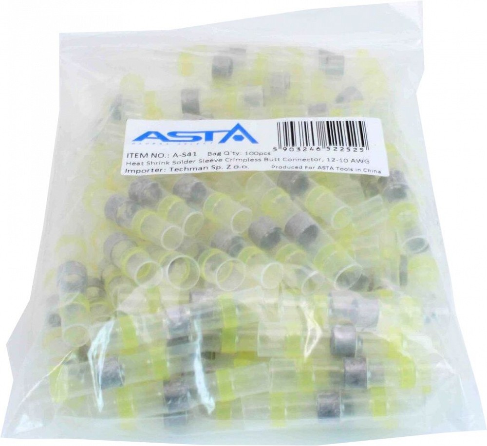 TINAGA TERMOKAHANEVAD JÄTKU JUHTMEOTSAD 100TK. 4.0- 6.0MM² /  2.8-6MM ASTA