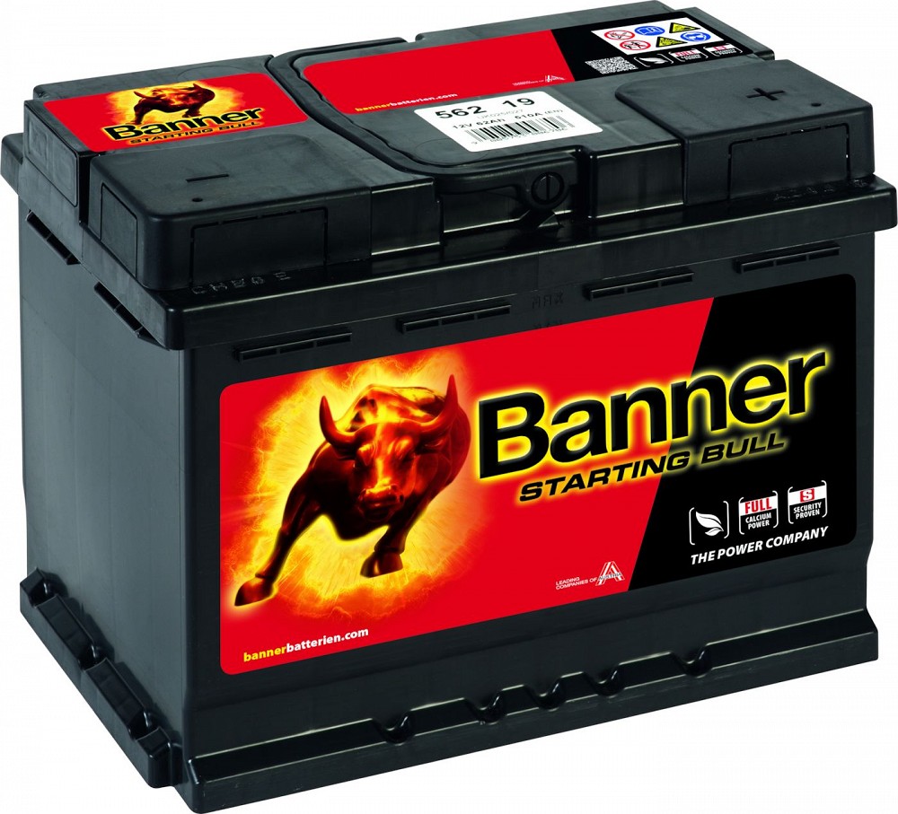 BANNER AKU STARTING BULL 62AH 241X175X190 - / + 510A