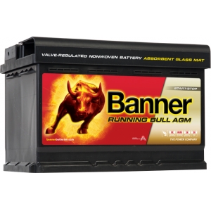 BANNER AKU RUNNING BULL AGM 70AH 278X175X190 - + 720A