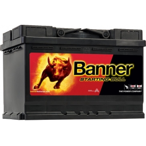 BANNER AKU STARTING BULL 72AH 278X175X190 + - 650A (CHRYSLER)