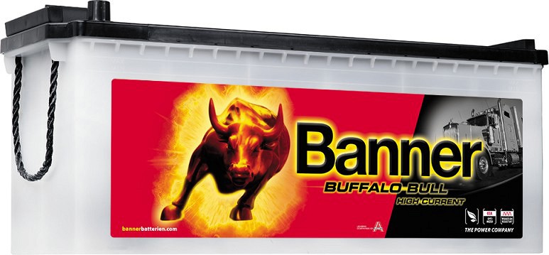 BANNER AKU BUFFALO BULL HIGH CURRENT 150AH 514X189X220 + - 1150A