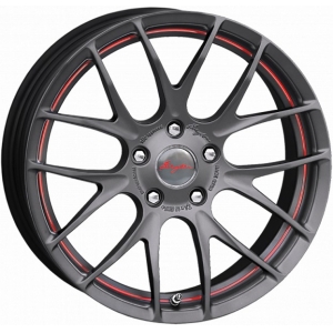 BREYTON GTS-R 7.0X17 4X100 / 40 (56.1) (MG / RED) KG500