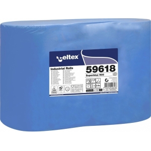 EBEMEVABA RULLPABERRÄTIK "SUPER BLUE" 3-KIHTI 178MX30CM. 500 LEHTE. (PABER) CELTEX