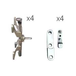 SILLASTENDI PEEGLI VÕI KAAMERA KINNITUSKÄPAD 4TK. 10"-21"  /  26" CORGHI