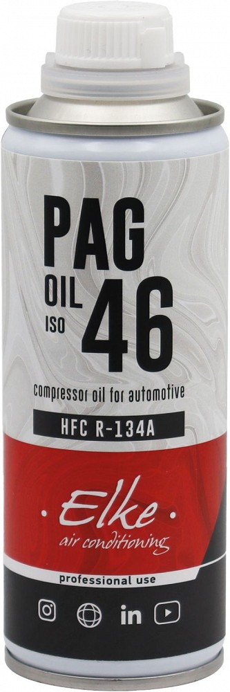 KLIIMASÜSTEEMI KOMPRESSORI ÕLI PAG 46 R-134A 250ML ELKE