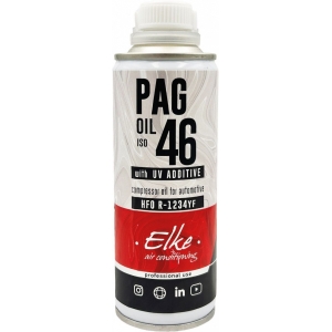 KLIIMASÜSTEEMI KOMPRESSORI ÕLI PAG 46 R-1234YF 250ML + UV-VÄRVAINEGA ELKE