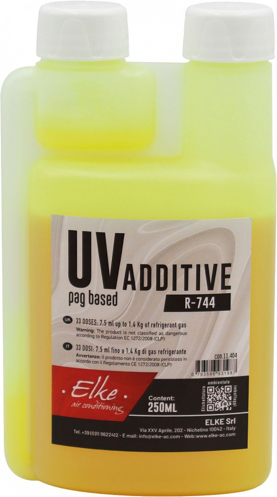 KLIIMASÜSTEEMI LEKKETUVASTUSE AINE (UV-VÄRV) PAG R-744 (CO2) 250ML ELKE
