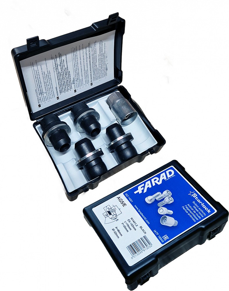 LUKUSTUSM. MS14X1.50 / 46 / 22 (P46. HÜLSS 22.6X20 MM. CH22) AG5 / E BLK. STARLOCK BLACK