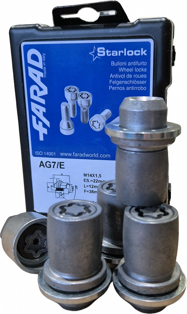 LUKUSTUSM. MS14X1.50 / 48 / 22 (P48. HÜLSS 22X12MM. CH22) AG7 / E STARLOCK