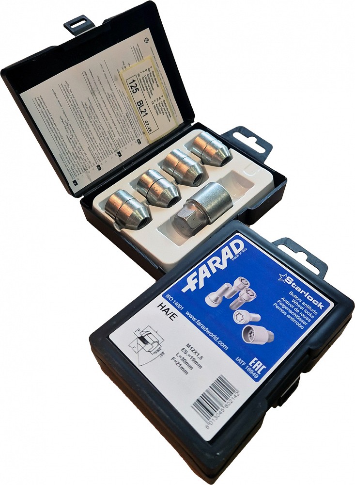 LUKUSTUSM. M12X1.50 / 30 / 19 (P21 / 30. CH19) HA / E. STARLOCK