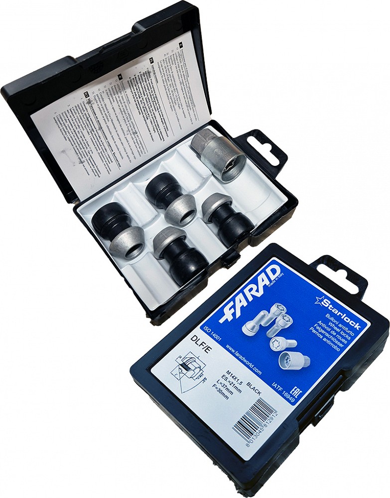 LUKUSTUSM. M14X1.50 / 37 / 21 (P30 / 37. CH21. K.SEIB) DLF / E BLK. STARLOCK BLACK