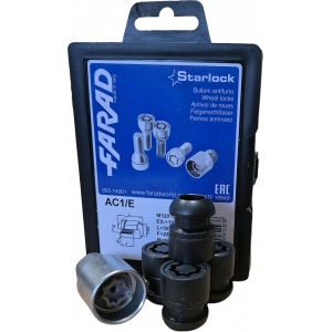 LUKUSTUSM. PKM12X1.50 / 30 / 19 (P22 / 30. R12. CH19) AC1 / E BLACK. STARLOCK