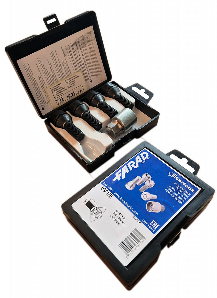 LUKUSTUSP. P14X1.50 / 31 / 19 (KOONUS-PUKS. P31. CH19) VV1 / E BLK. STARLOCK BLACK