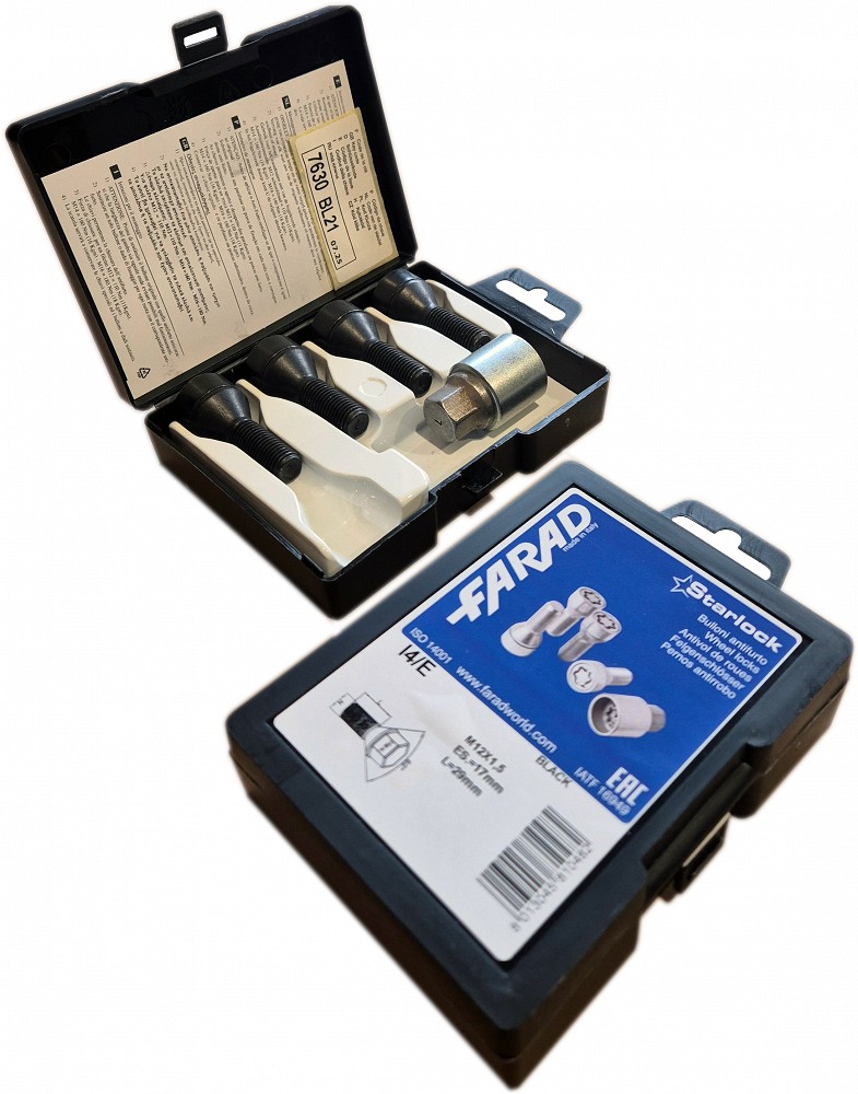 LUKUSTUSP. P12X1.50 / 29 / 17 (P29. CH17) I4 / E BLK. STARLOCK BLACK