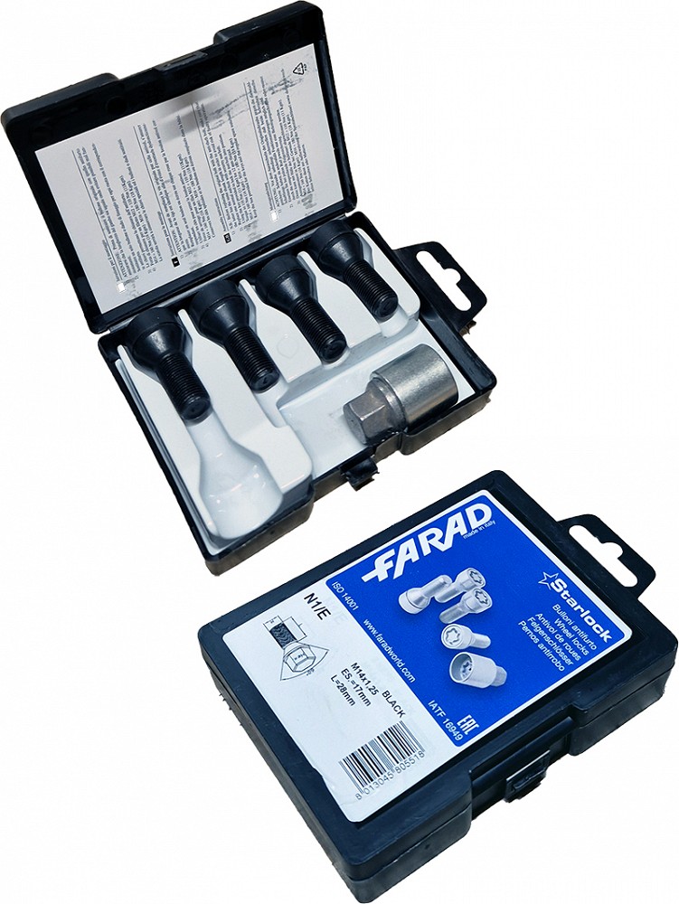 LUKUSTUSP. P14X1.25 / 28 / 17 (P28. CH17) N1 / E BLK. STARLOCK BLACK