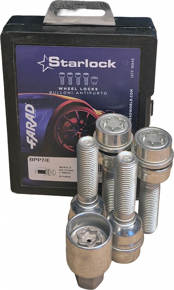 LUKUSTUSP. PK14X1.50 / 48 / 17 (PALL-PUKS. R14. P48. CH17) BPP7 / E. STARLOCK