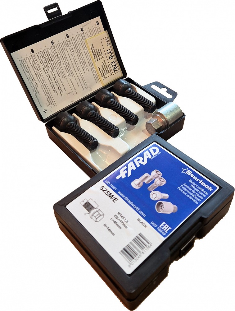 LUKUSTUSP. PK14X1.50 / 45 / 17 (PK / R14. P45. CH17) SZ5M / E BLK. STARLOCK BLACK