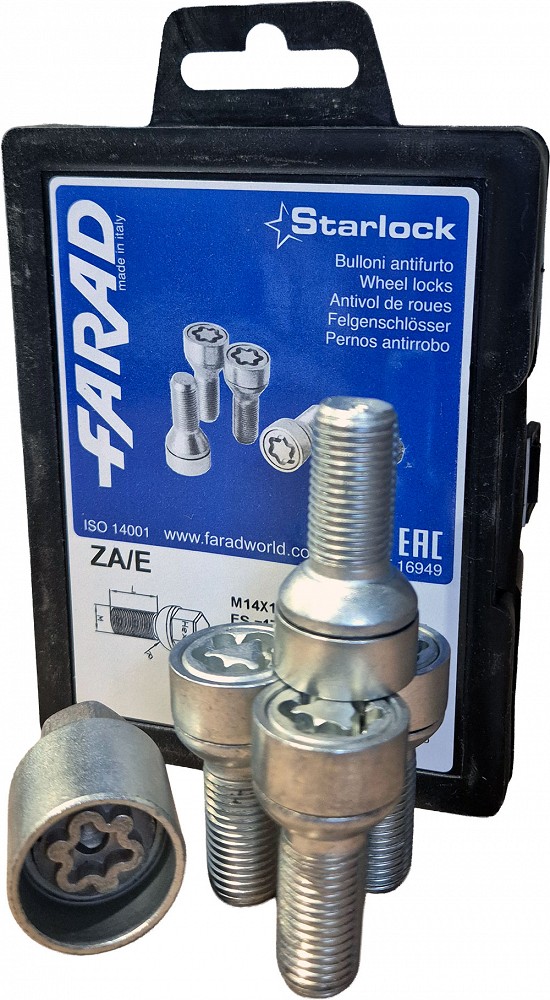 LUKUSTUSP. PK14X1.50 / 27 / 17 (PALL. R13. P27. CH17) ZA / E. STARLOCK BLACK