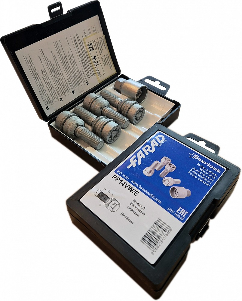 LUKUSTUSP. PK14X1.50 / 36 / 19 (PALL-PUKS. R14. P36. CH19) PP14VW / E. STARLOCK