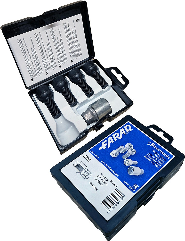 LUKUSTUSP. PK14X1.50 / 32 / 17 (PALL. R13. P32. CH17) Z7 / E BLK. STARLOCK BLACK